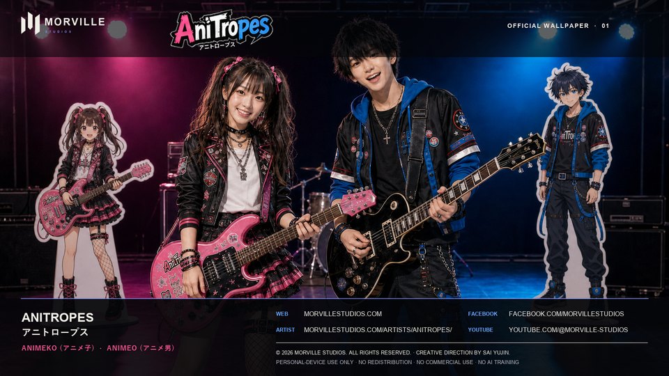 AniTropes (アニトロープス) 공식 배경화면 1