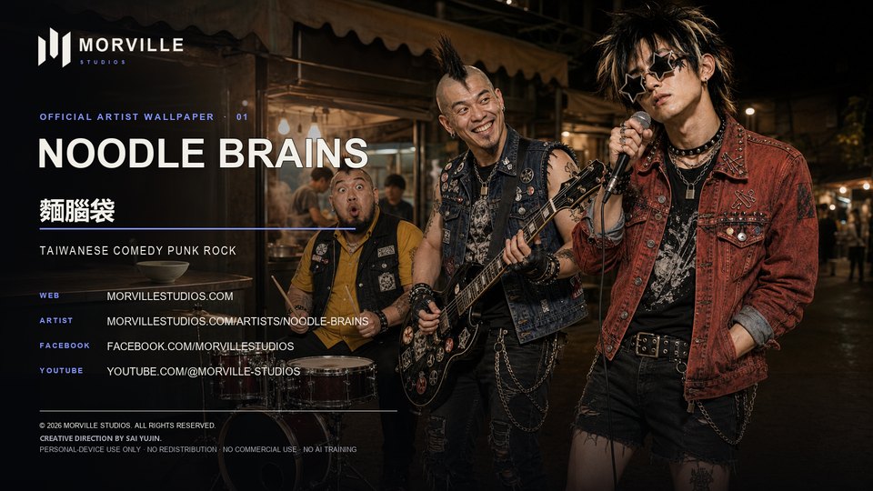 Noodle Brains (麵腦袋) 공식 배경화면 1